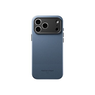 Native Union iPhone 18 Pro Max MagSafe Case ACTIVE 2.0, 10-Ft Drop Protection Premium Leather &amp; TPU Cover Case, Slim &amp; Thin, Raised Camera Bezel, Wireless Charging Compatible, Navy