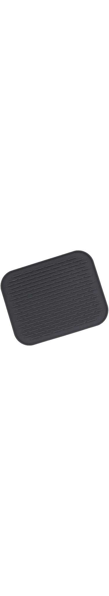 Silicone Dish Drying Mat for Multiple Usage,Easy clean,Eco-friendly,Heat-resistant Silicone Mat for Kitchen Counter or Sink,Refrigerator or drawer liner Black