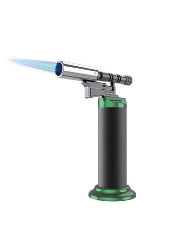 LION Jet Flame Pro Windproof 365ml / Cooling Holes / Safety Lock / Ergonomic Design - Black