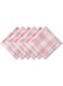 DII Buffalo Check Collection, Classic Farmhouse Tabletop Set, Napkin Set, 20x20, Pink &amp; White, 6 Piece