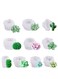 10 Packs Succulent Silicone Mold, DIY Cactus Flower Resin Casting Molds 3D Resin Crafts for Cake Decorating, Handmade Candle, Epoxy Resin, Polymer Clay, Fondant, Wax, Etc