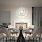 Artika Meridian 30W LED Modern Pendant Light Fixture, Chrome - Ideal For Dining Room, Kitchen Island Light, 2100 Lumens, 3000 Kelvin, No Bulb Required