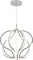 Artika Meridian 30W LED Modern Pendant Light Fixture, Chrome - Ideal For Dining Room, Kitchen Island Light, 2100 Lumens, 3000 Kelvin, No Bulb Required