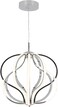 Artika Meridian 30W LED Modern Pendant Light Fixture, Chrome - Ideal For Dining Room, Kitchen Island Light, 2100 Lumens, 3000 Kelvin, No Bulb Required