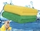 ChicAbode 2 Pieces Dog Bath Towel, Microfiber Quick Drying Dog Bath Towel, Absorbent Pet Bath Towel, Pet Towels for Small Medium Dogs and Cats, Soft Fabric Pet Towels, Yellow and Green