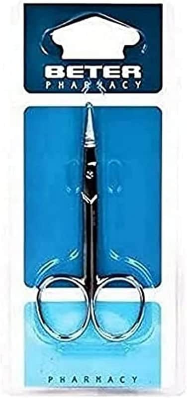 مقص اظافر منحني من الكروم من بيتر، مصمم لقص اظافر الاصابع، ستانلس ستيل، 9.3 سم