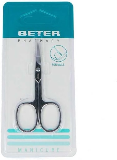 Beter Manicure Nails Straight Chrom Scissors, Referred To Fix The Nails Of The Hands, Stainless Steel Material, 9.3cm