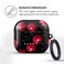 Burga AirPods 4 Cherrybomb Protective Elegant Case For Apple AirPods, Cover Charging LED Visible, Scratch-Resistant, Shockproof Case