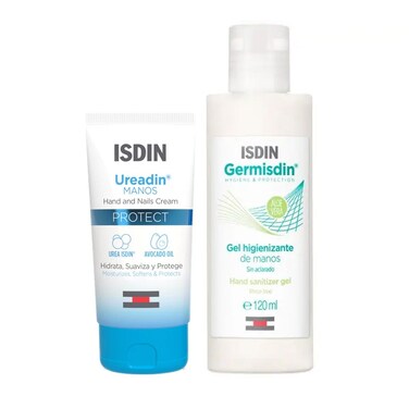 Isdin Ureadin Manos Protect Hand Cream 50ml + Isdin Germisdin Hand Gel 120ml PROMO
