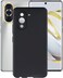 Muzz Case for Huawei Nova 10 Case, Soft TPU Back Cover Shockproof Silicone Bumper Anti-Fingerprints Full-Body Protective Case Cover for Nova 10 Black