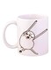 Adventure Time Printed Mug White/Black Standard Size