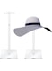 RSSCIIIUL Acrylic Hat Stand and Wig Display Rack, 2pcs 17" Clear Hat Stands for Display, Adjustable Height Hat Holder, Square Barbell Base Display, Hat Rack Stand for Display Jewelry Watch Helmets