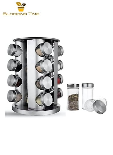 16-piece spice jar set vertical