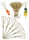 Pieces Bamboo Cocktail Picks, Heart Shaped Bamboo Sticks, Skewers for Appetizers, Charcuterie Accessories, Toothpicks for Appetizers Picks, 4.7 Inch Cocktail Toothpicks