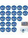 NALACAL 20 Pcs Washer Water Inlet Valve Filter, Washing Machine Water Inlet Valve Washing Machine Filter Hose Washer with Screen Filter, Washing Machine Hose Filter Inline Water Filter Washing Machine