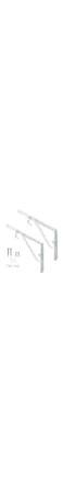 Biella 2pcs Decorative Wall Mounted Scaffold Board Shelf Brackets,90&deg; Right Angle L-shape Shelf Support Brackets For Living Room Bedroom Office (20.70X11.50)
