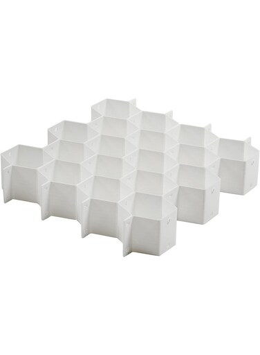 Drawer Organizer, White, One Size