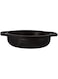 Royalford 9 Inch Cast Iron Flat Base Kadai, RF10400 Heavy Duty Construction Cast Iron Grilling Wok Flat &amp; Shallow Wok For Sautees &amp; Stir Frys With Wide Handles, Black