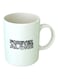Print Forever Alone Printed Ceramic Mug White/Black/Grey