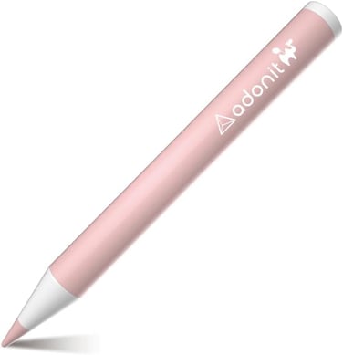 Adonit Kids (Pink, Camel), Kid-Friendly Size, No Detachable Piec, Palm Rejection Compatible With iPad Air 3rd-6th, iPad Mini 5th/6th, iPad 6th-10th, iPad Pro 11" 1st-4th, iPad Pro 12.9" 3rd-6th