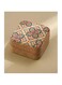 Portable Small Travel Jewellery box Organizer Vintage Floral design