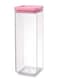 Square Cannister Storage Bottle Pink 2.5L