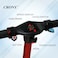 Crony Kids Foldable E-Scooter With LED Light Bar, RGB Deck Lights, Electronic Brake, LED Display, Accelerator &amp; Extended Footrest For Ages 5-12, Supports Up To 100 KG