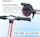Crony Kids Foldable E-Scooter With LED Light Bar, RGB Deck Lights, Electronic Brake, LED Display, Accelerator &amp; Extended Footrest For Ages 5-12, Supports Up To 100 KG