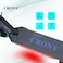 Crony Kids Foldable E-Scooter With LED Light Bar, RGB Deck Lights, Electronic Brake, LED Display, Accelerator &amp; Extended Footrest For Ages 5-12, Supports Up To 100 KG