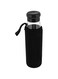 Hans Larsen Water bottle for kids, Glass water bottle with sleeve   Water bottle 500 mL, Hot water bottle with airtight Lids, water bottle bpa free, Glass water bottle for everyday use.