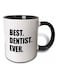 Printed Ceramic Mug Black/White