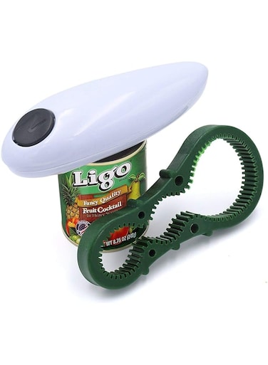 Electric can opener for home or restaurant,One Touch Automatic Hand Operated.
