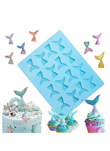 16 Cavity Mermaid Tail Silicone Mould