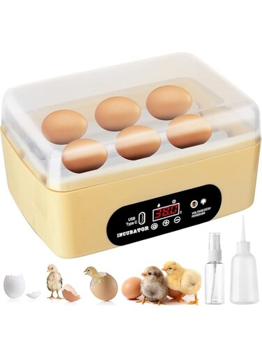 Neo Classic Automatic 6 Egg Mini Digital Egg Incubator Hatcher Eggs Hatching Machine