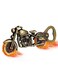 Motorcycle Bottle Opener, Solid and Durable Openers, Gifts for Men Dad Father's Day Birthday (Bronze)