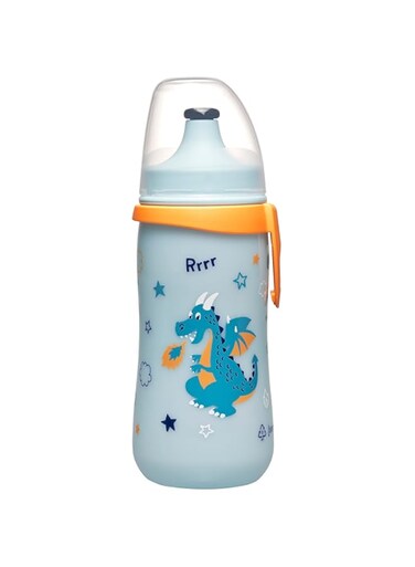 nip nip, Kids Cup, Push Pull Lid,Large Bottle Neck For Easy Filling, BPA Free,330 mL, Dragon