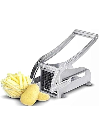 Stainless Steel French Fry Cutter 25.5 cm Length, Commercial Grade Potato Chipper