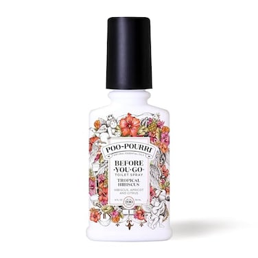 Poo-Pourri Before-You-Go Toilet Spray Bottle, 4 Oz, Tropical Hibiscus