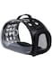 Portable Travel Pet Bag Outdoor Puppy Dog Cat Carrier Bags Shoulder Package Handbag -Black