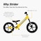 Strider 12&rdquo; Sport Bike - No Pedal Balance Bicycle for Kids 18 Months to 5 Years - Includes Safety Pad, Padded Seat, Mini Grips &amp; Flat-Free Tires - Tool-Free Assembly &amp; Adjustments