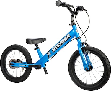 Strider - 14x Kids Balance Bike, No Pedal Training Bicycle, Lightweight Frame, Adjustable Seat and Handlebars, Optional Pedal Kit, for Children Ages 3 to 7 Years Old