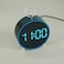 Crony Digital Clock, 12.7cm Diameter, Blue LED Display, Blue