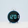 Crony Digital Clock, 12.7cm Diameter, Blue LED Display, Blue