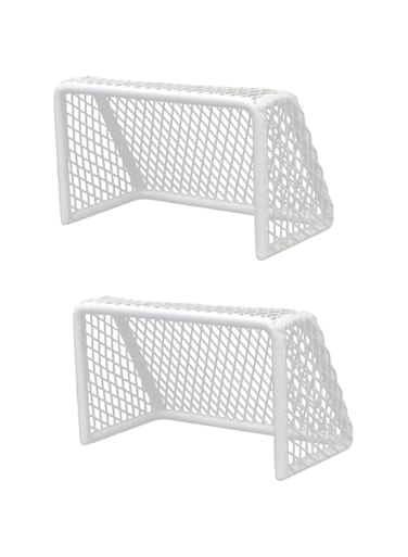 WOONEKY 2pcs Decorative Fish Football Toy Aquarium Betta Toys Kit Mini Soccer Ball Mu&ntilde;equitos Fish Football Stand Fish Toy for Cages Football Decor Betta Fish Toys Stainless Steel White