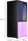 LG ,  617 L, MoodUp Multi-Door Fridge with InstaView, Individually Adjustable Colour Changes, Music Collection, LCD Display, Total No-Frost GMV960NNME