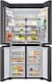 LG ,  617 L, MoodUp Multi-Door Fridge with InstaView, Individually Adjustable Colour Changes, Music Collection, LCD Display, Total No-Frost GMV960NNME