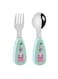 Kiddo Sloth Kids Spoon and Fork Cutlery Set with Case