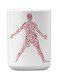 Cristiano Ronaldo Printed Mug Red/White