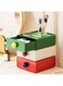3-Piece Desktop Storage Box Set, Cute &amp; Functional Organizer Baskets for Stationery &amp; Household Items, Multi-purpose Storage Solutions for Desk, Vanity, &amp; Home, Stackable Design, 20x18.5x7.5cm