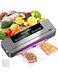 Necomi Vacuum Sealer, 6-in-1 Automatic Sealing Food Saver Machine with 30Pcs Sealing Bags, Dry &amp; Moist Sealing Modes, Built-in Cutter,for Food Fresh and Storage